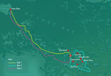 Stellar Cruise Halong Map