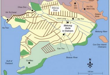 Mekong Delta Travel Map