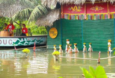 water puppet show Yen Duc viilage