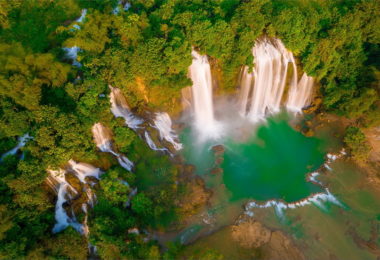 Ban Gioc Waterfall in Cao Bang Vietnam