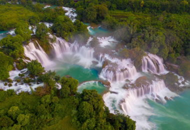 Ban Gioc Waterfall in Cao Bang Vietnam
