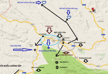 Moc Chau Travel Map
